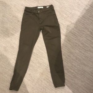 olive green jegging